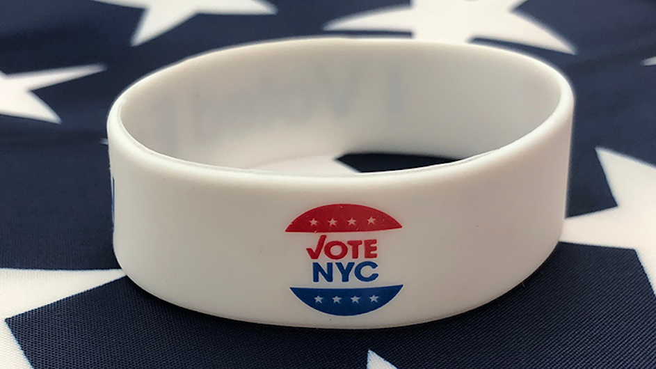 Vote NYC wristband